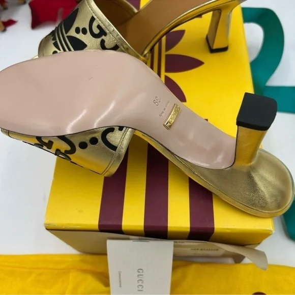 Women’s Gucci X Adidas slide sandal size 39 made in Italy - Picture 6 of 9